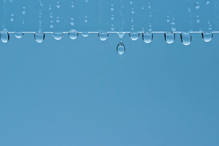 water drops, HD wallpaper