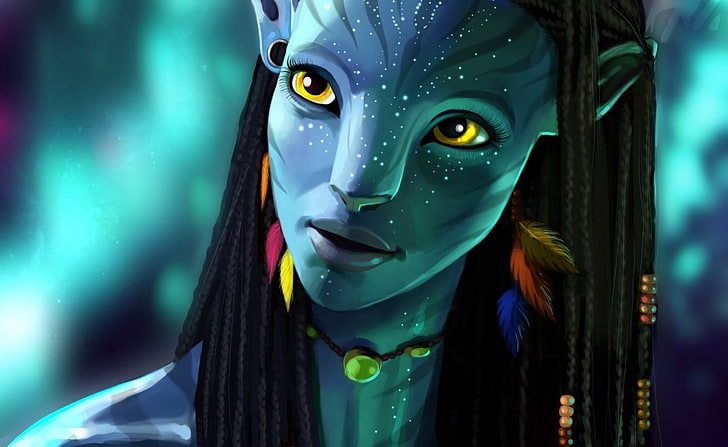 Avatar 2 Neytiri 2017, Avatar Neytiri wallpaper, Movies, Drawing, HD wallpaper