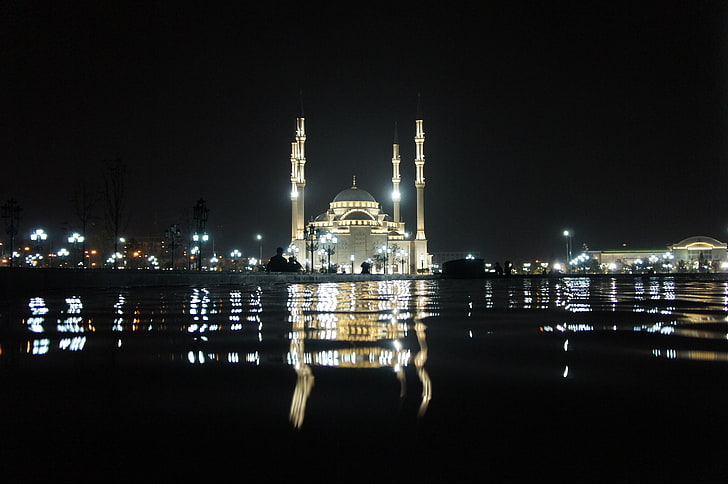 body of water, eid al-adha, eid al-fitr, taj mahal, islam, mosque, HD wallpaper