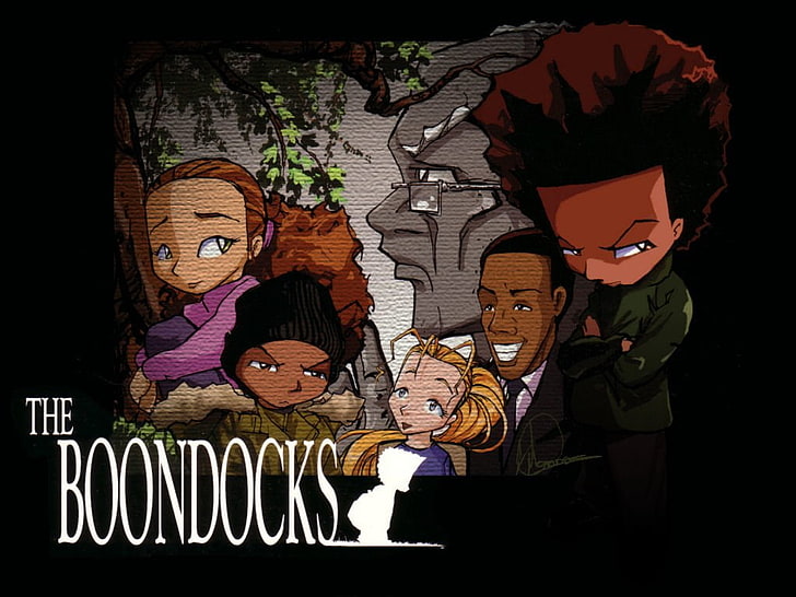 The Boondocks illustration, TV Show, representation, human representation, HD wallpaper