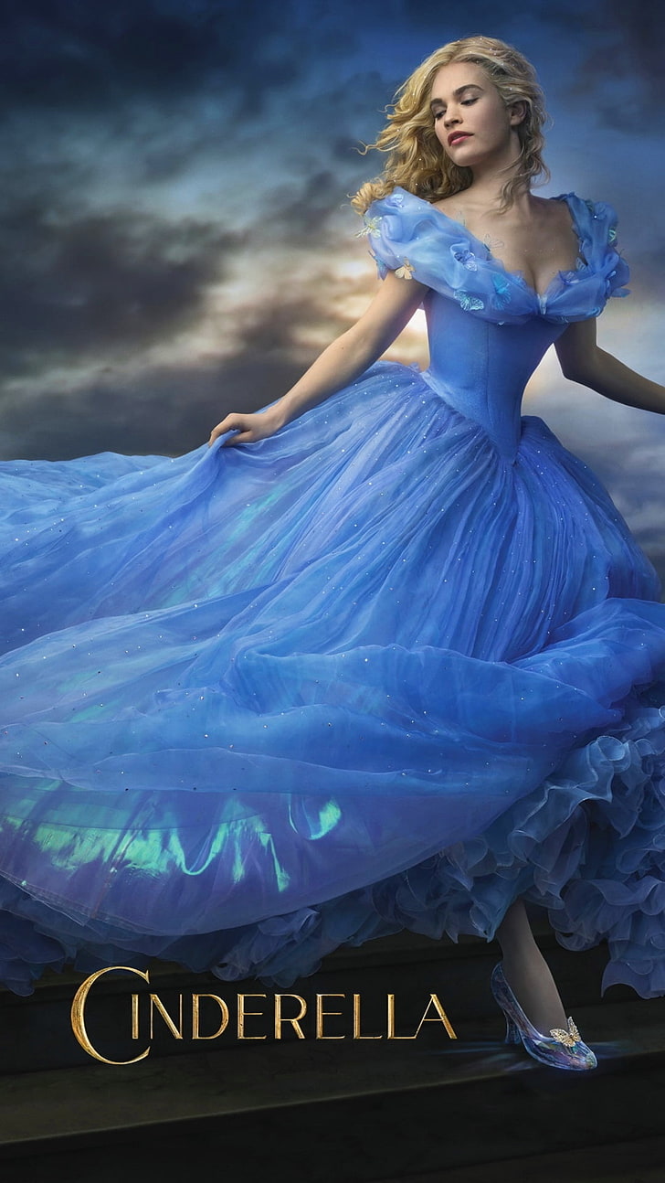 Cinderella Movie 2015, Cinderella poster, Movies, Hollywood Movies, HD wallpaper