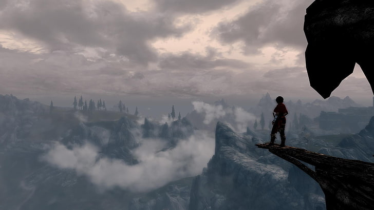 gameplay wallpaper, The Elder Scrolls V: Skyrim, video games