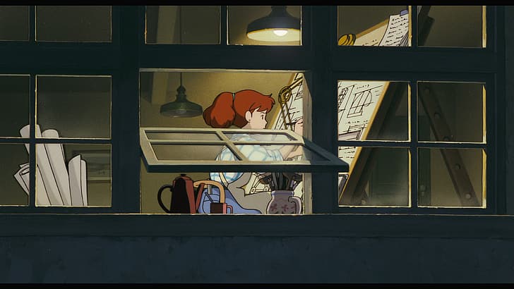 Studio Ghibli, Porco Rosso, #红猪, screen shot, HD wallpaper
