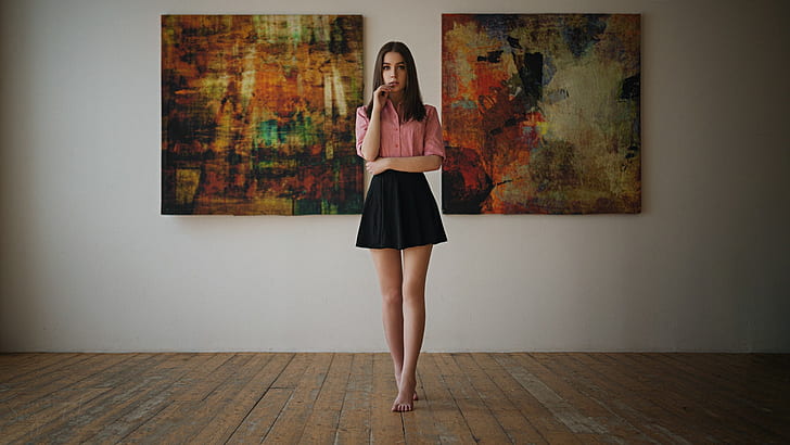 kseniya klimenko, girls, model, hd, one person, standing, young adult, HD wallpaper