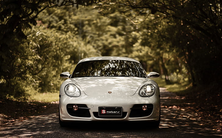 Porsche, Porsche Cayman S, Car, Sport Car, Vehicle, White Car, HD wallpaper