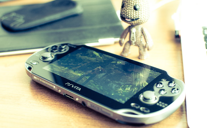 HD wallpaper: black and gray Sony PS Vita portable game console, toy, the  game | Wallpaper Flare