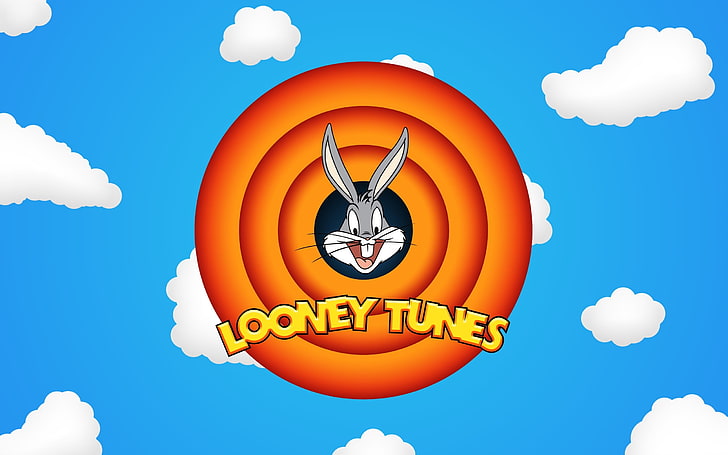 Looney Tunes logo, The sky, Clouds, Wallpaper, Wallpapers, Bugs Bunny