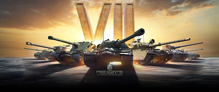 tanks, World of Tanks, WOT, nation, 7 years HD wallpaper
