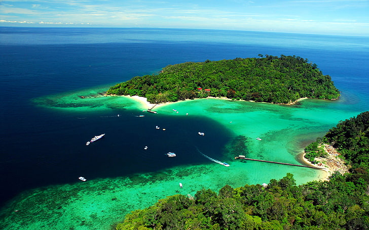 Tunku Abdul Rahman National Park Group Islands Between 3 And 8 Km Off Kota Kinabalu In Sabah Malaysia 3840×2400, HD wallpaper