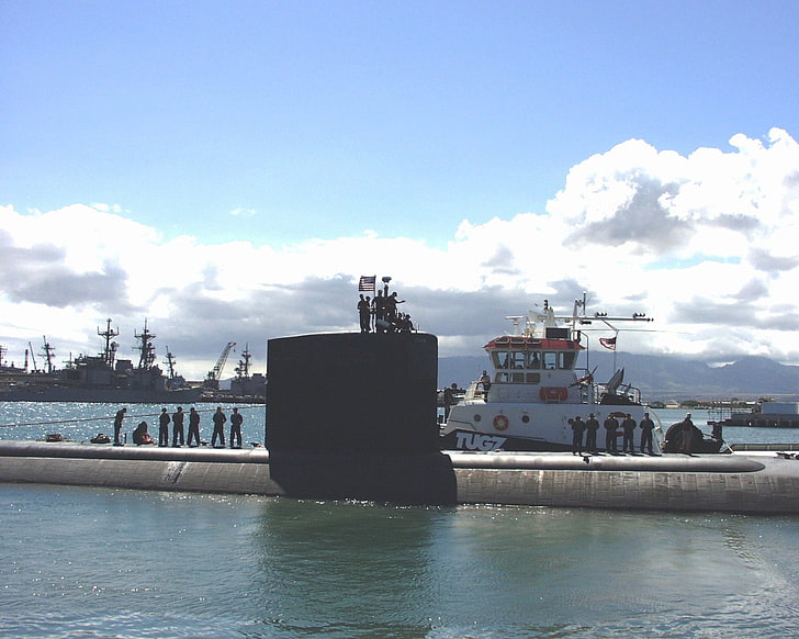 submarine, vehicle, military, nautical vessel, transportation