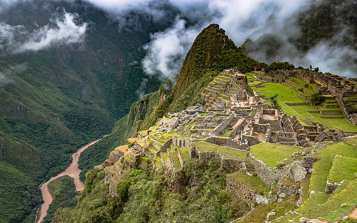 Machu Picchu Historical Place In Peru Over The River Urubamba Built In The 15th Century Hd Wallpapers For Desktop Mobile Phones And Laptop 3840×2400, HD wallpaper