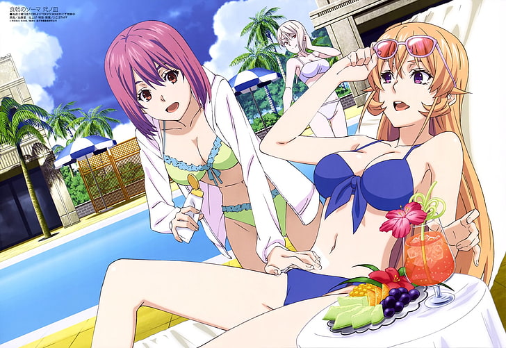 Anime, Food Wars: Shokugeki no Soma, Alice Nakiri, Erina Nakiri, HD wallpaper