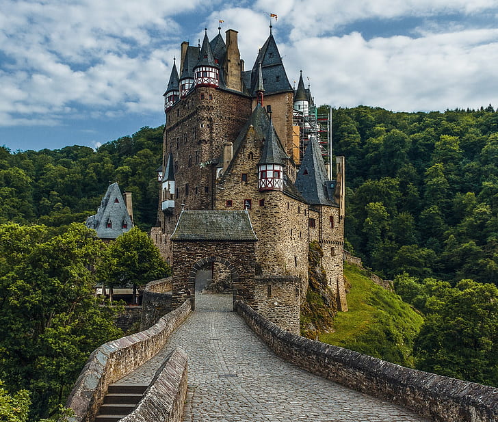 Castles, Eltz Castle, Germany, HD wallpaper