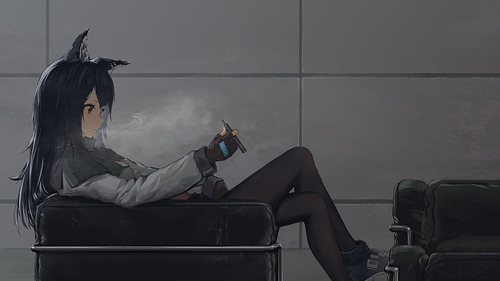 326 Anime Girl Smoking Images, Stock Photos & Vectors | Shutterstock