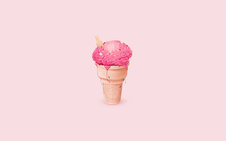 Premium Vector  Cute ice cream seamless pattern in dark background