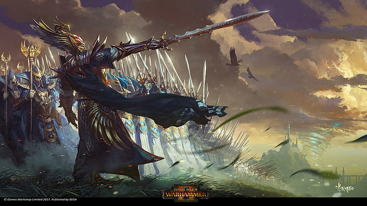 battle Art, Total warhammer 2 was, Elves, HD wallpaper