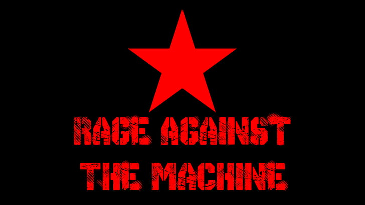 music, Rage Against the Machine, red, illuminated, communication, HD wallpaper