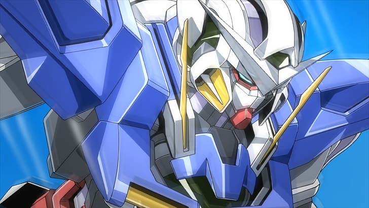anime, Anime screenshot, mechs, Super Robot Wars, Mobile Suit Gundam 00, HD wallpaper