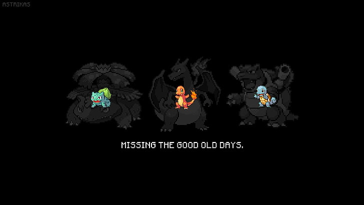 three Pokemon characters, Pokémon, Charmander, Charizard, Blastoise, HD wallpaper