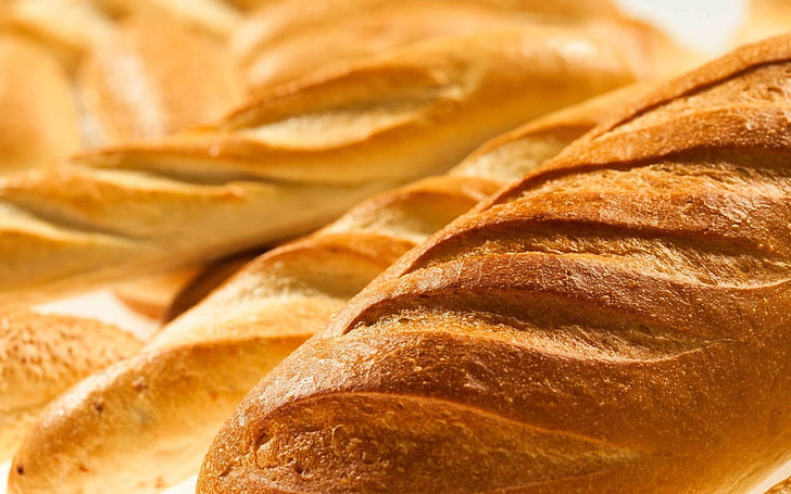 baked bread, loaf, food, crust, freshness, loaf of Bread, bakery, HD wallpaper