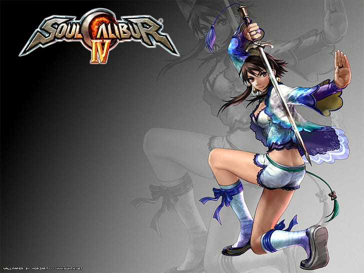 fantasy female warrior Xianghua Video Games Soul Calibur HD Art