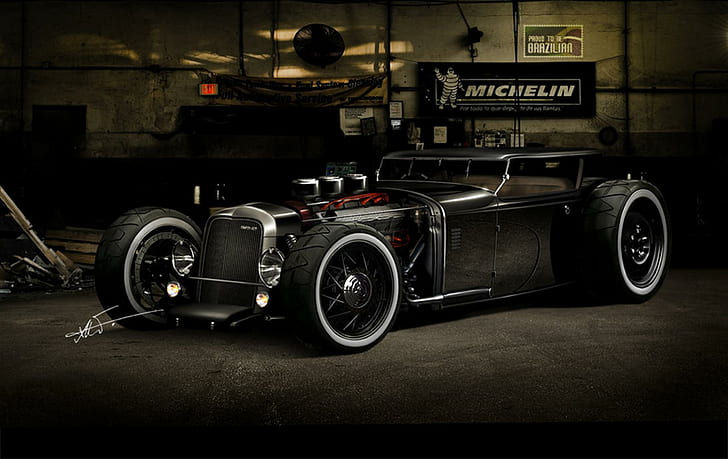 HD wallpaper: Napoleon Hot Rod, black classic car, lincoln, cars | Wallpaper  Flare