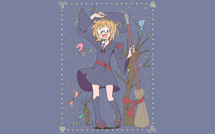 Anime, Little Witch Academia, Lotte Yanson, HD wallpaper