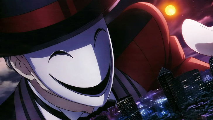 man wearing mask anime character, Black Bullet, Kagetane Hiruko