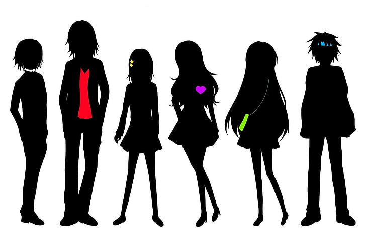 six silhouette animated characters, To Aru Kagaku no Railgun