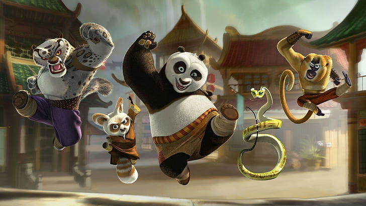 HD wallpaper: cinema 4d kung fu panda | Wallpaper Flare
