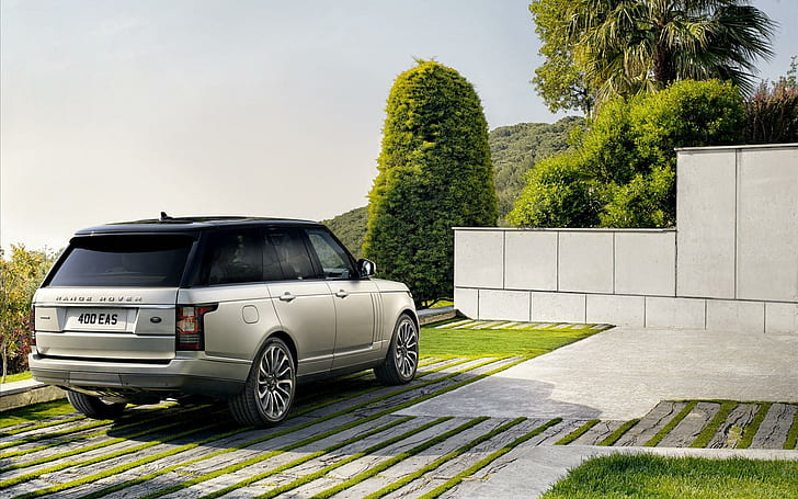2013 Range Rover 2, silver and black land rover range rover, cars, HD wallpaper