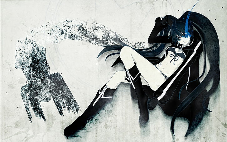 Kuroi Mato, Anime Girls, Anime, HD wallpaper
