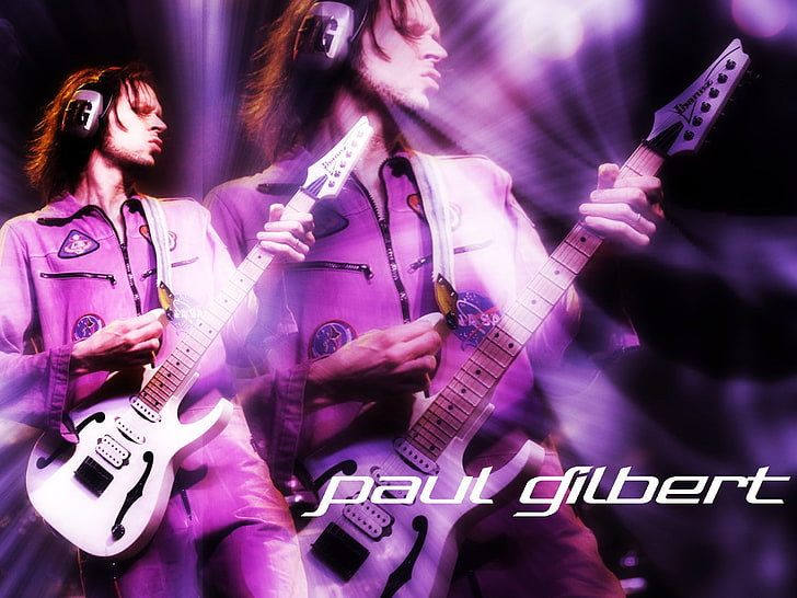 paul gilbert, music, electric guitar, arts culture and entertainment, HD wallpaper
