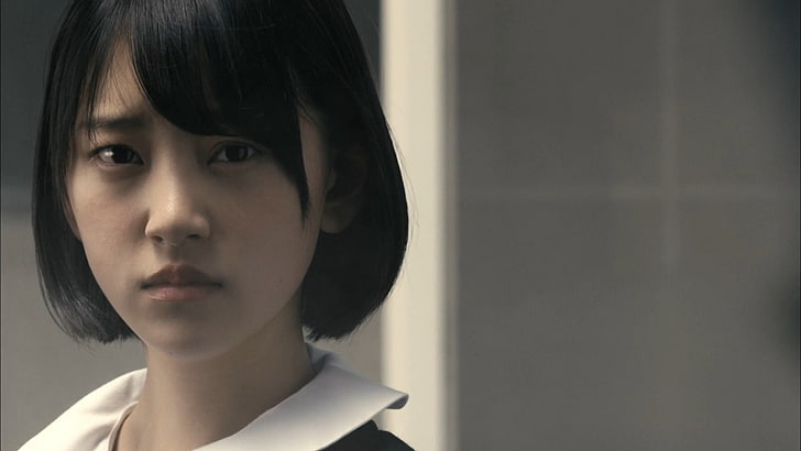 Nogizaka46, women, Asian, face, portrait, headshot, one person