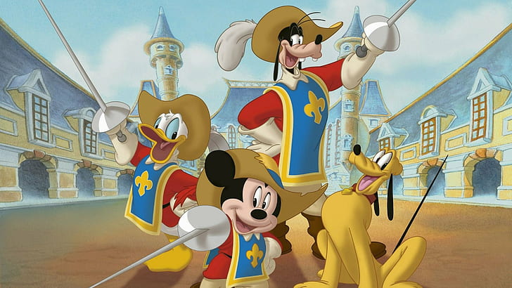 Mickey, Donald, Goofy: The Three Musketeers 1080P, 2K, 4K, 5K HD ...