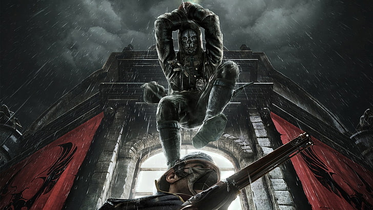 Dishonored: Definitive Edition cover art, video games, assassins HD wallpaper