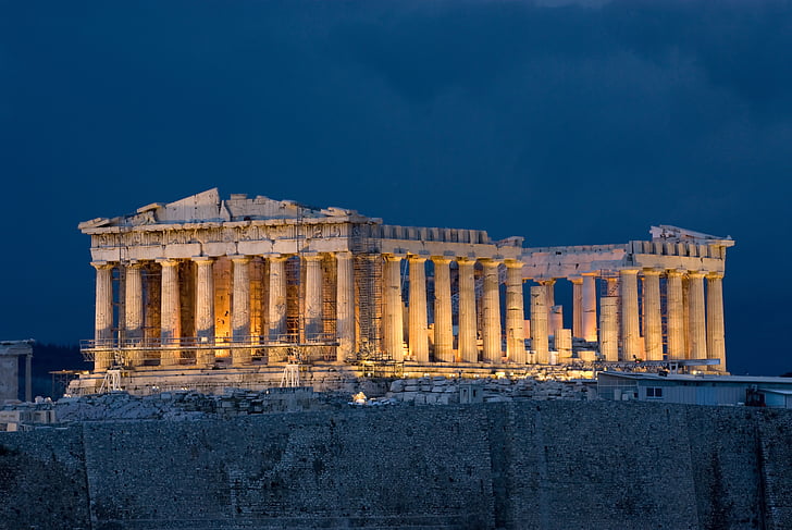 acropolis, parthenon, HD wallpaper