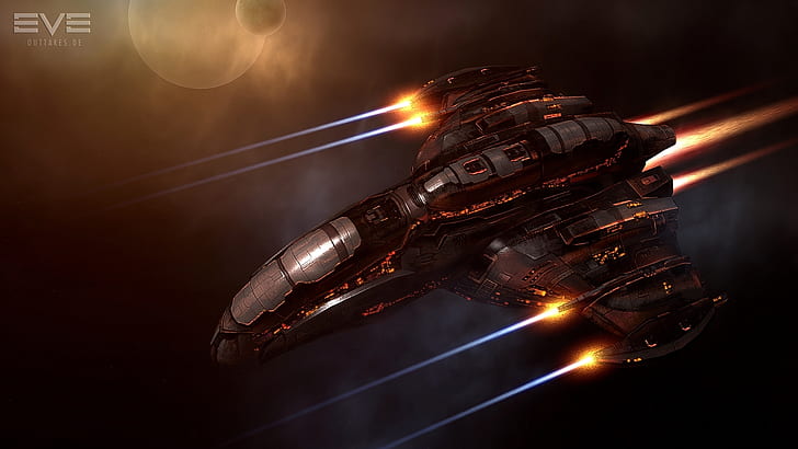 Eve Online Spaceship HD, video games
