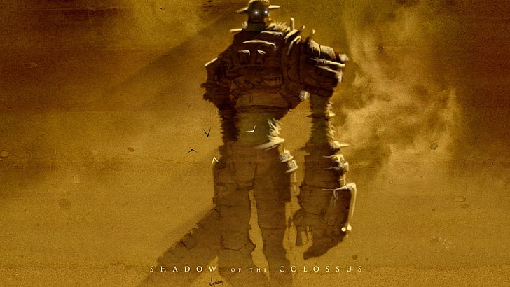 Shadow of the Colossus, video games, Video Game Art, architecture