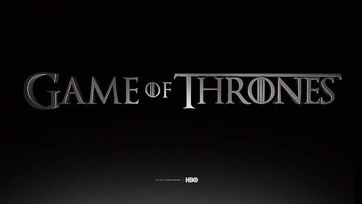 Game of Thrones logo, text, western script, communication, no people, HD wallpaper