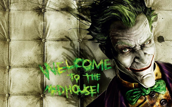 Batman, Joker, Batman: Arkham Asylum, video games, Rocksteady Studios, HD wallpaper
