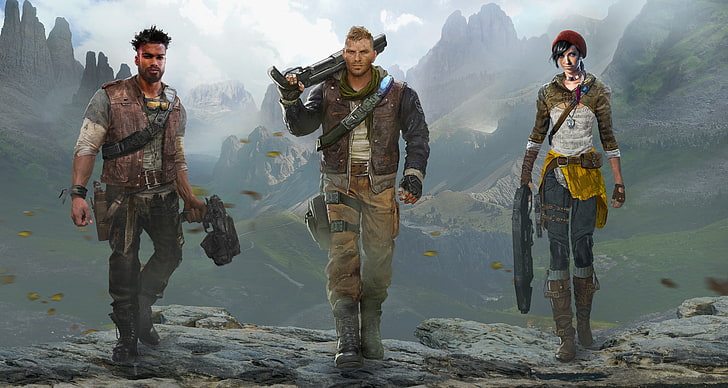 Gears of War 4, PC gaming, kait diaz, mountain, full length, HD wallpaper