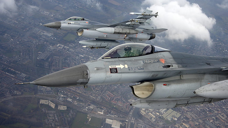 military, military aircraft, jet fighter, Royal Netherlands Air Force, HD wallpaper