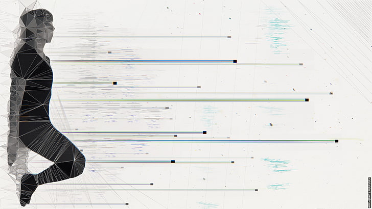 3840x2160 px abstract glitch Art Anime Other HD Art