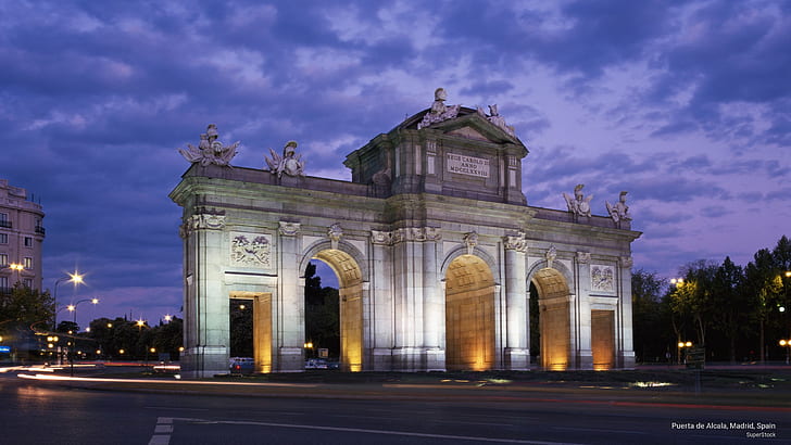 Puerta de Alcala, Madrid, Spain, Landmarks
