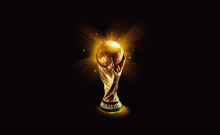 2014 World Cup Trophy, football, HD wallpaper