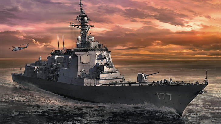 Maritime self-defense force of Japan, Destroyer 