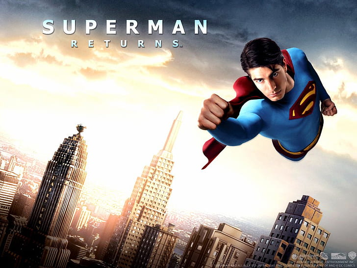 Brandon Routh Superman - movie - romance - adventure - Superman Returns Superman Returns Entertainment Movies HD Art