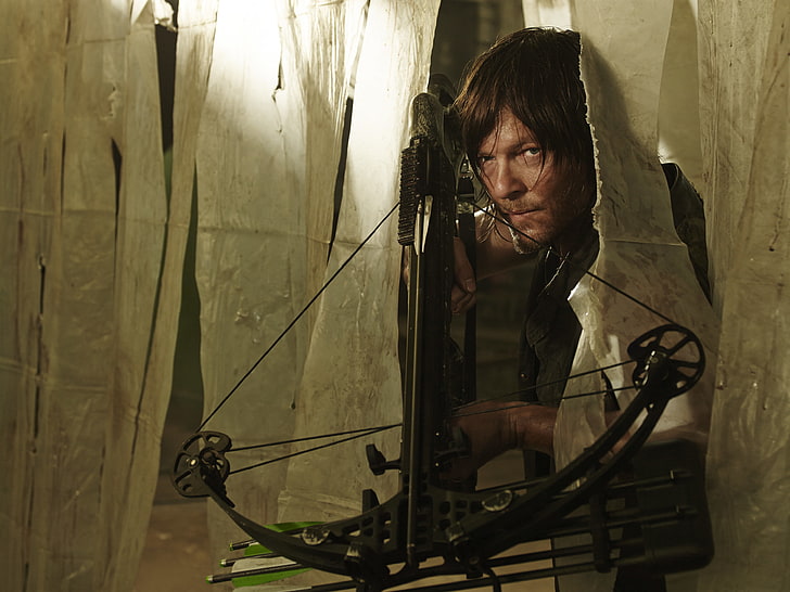 Daryl Dixon, The Walking Dead, Norman Reedus, one person, real people, HD wallpaper