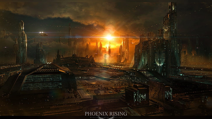 Phoenix Rising movie still, space, architecture, built structure, HD wallpaper